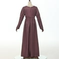 thumbnail image 3 of Womens Renaissance Medieval Peasant Dress Empire Waist Regency Era Ball Gown, 3 of 5