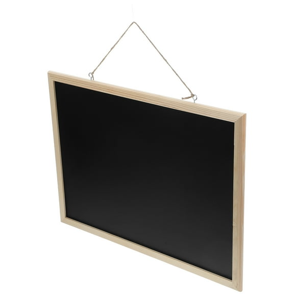 WASHWEPE Chalkboard Calendar Functional 1Pcs Wooden Black for Wall