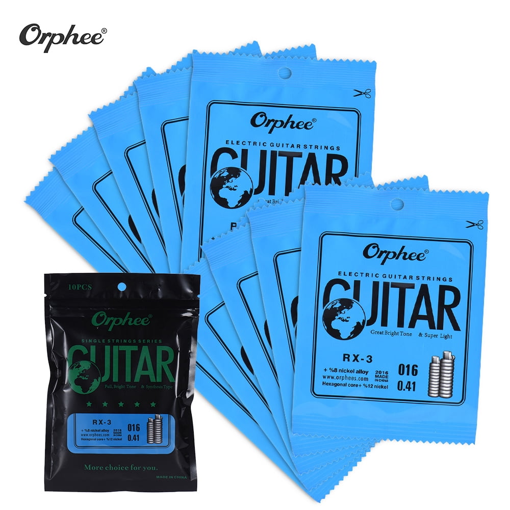 Orphee RX 3 Universal Single Guitar String for Electric Guitars(016 inch)