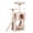 Beige-40.7", variant on Cat Tree Redblack 40.7" Indoor Cat Activity Tower with Coffin Bed