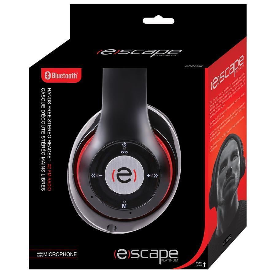 Escape Platinum BTS15 Bluetooth Headset With Microphone And FM Radio