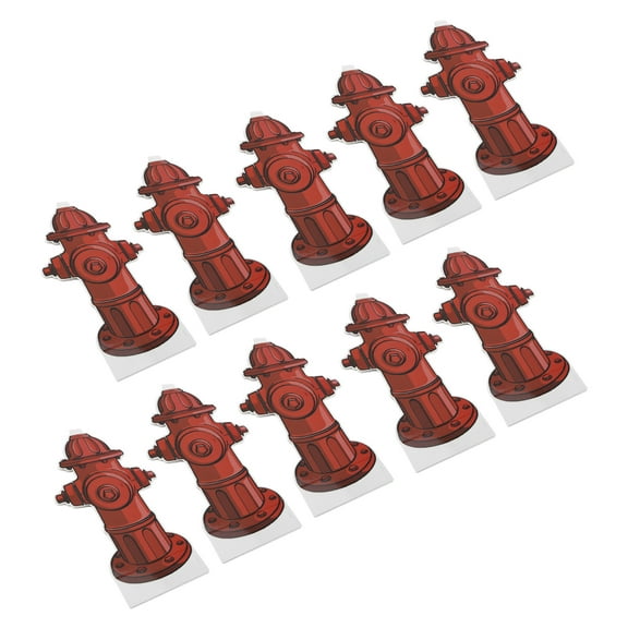 10pcs Dog Pee Pad Trainer Paper Fire Hydrant Shaped Pet Diaper Pad Guide for Puppy