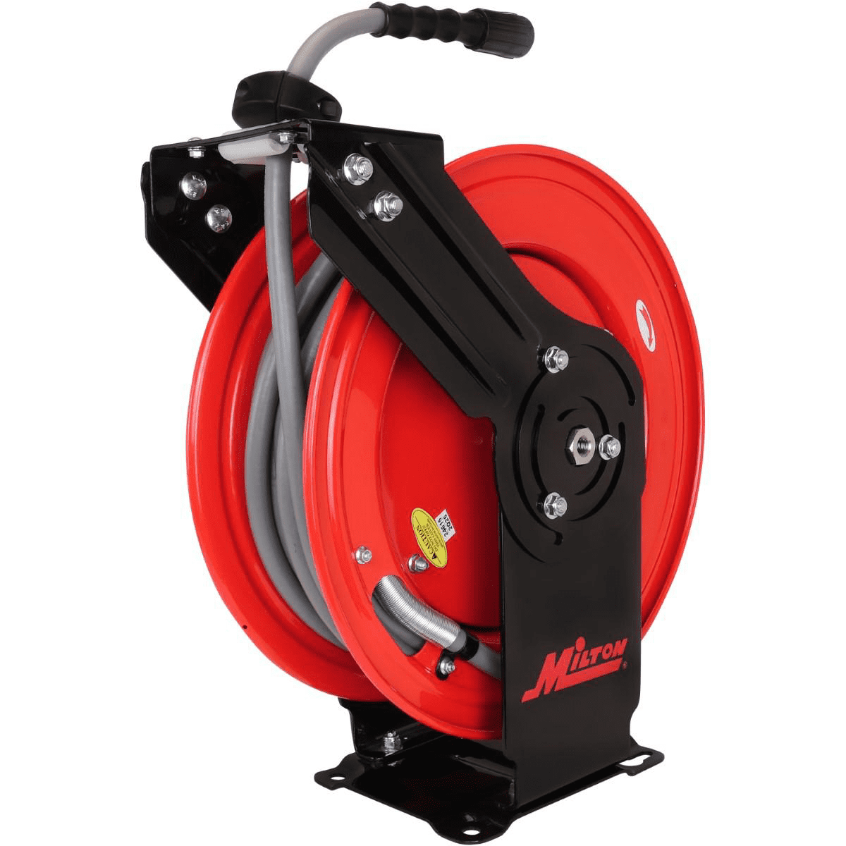 Milton 1/4-inch x 50-feet All-In-One Pressure Washer Hose Reel (poly braided hose)