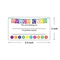 thumbnail image 2 of Youngever Punch Cards 210 Pack, Incentive Loyalty Reward Card for Classroom, Business, Kids, Students, Teachers 3.5 inch x 2 inch, 2 of 4