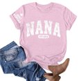 thumbnail image 2 of Blusas de Manga Corta para las Mujeres Divertida Impresión Cuello Redondo Camiseta Vintage, Blusas de Primavera para las Mujeres, 2 of 3