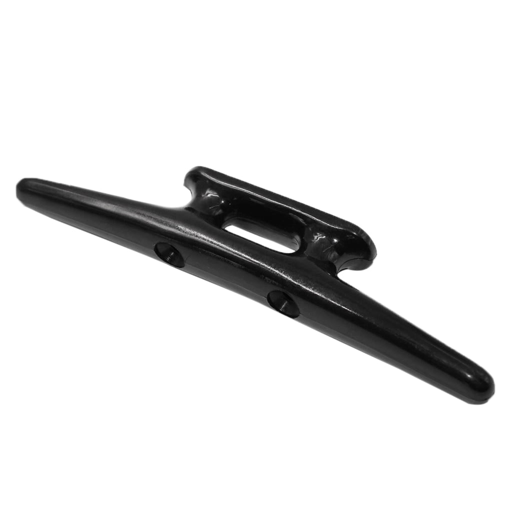 Boat Marine or Dock Cleats Heavy Duty Black Nylon 8 inch Cleat