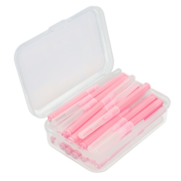 Cepillo dental de ortodoncia, 30 unids/caja Limpieza de dientes interdentales Palillo de dientes Cepillo interdental Palillo de dientes Diseño fácil de usar