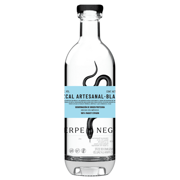 Mezcal Artesanal Sierpe Negra Etiqueta Azul 40% Alc. Vol.
