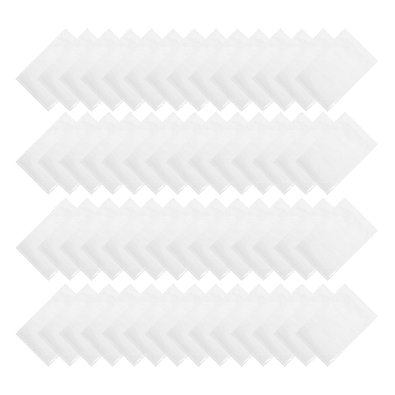 FOMIYES Transparent Cpe Envelopes Clear Adhesive for Packing Lists and Easy to Use