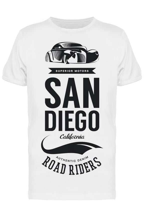San Diego, Road Riders T-Shirt Men -Image by Shutterstock, Male XX-Large
