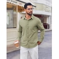 thumbnail image 2 of COOFANDY Men's Casual Shirt Long Sleeve Dress Shirts Button Up Shirt for Men, 2 of 6