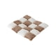thumbnail image 1 of Cushion table chair, dining room office student home, soft fabric, lightweight foldable, metal frame, for bedroom, 1 of 8