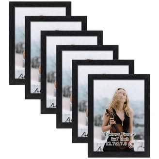 Unique Bargains Family Photo Frame Set of 4 Blue 12.6