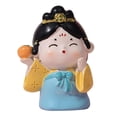 thumbnail image 4 of Tongina Cute Girl Figurine Small Figure Chinese Tang Collectible Car Dashboard Decoration for Bedroom Home Housewarming D, 4 of 8
