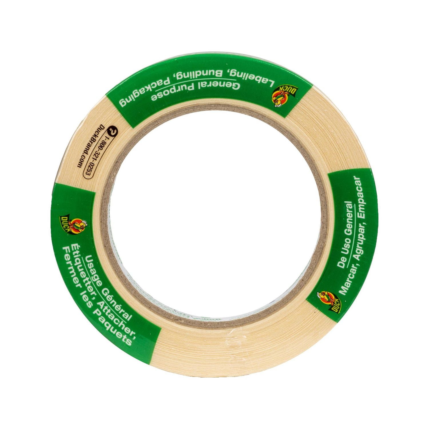 Duck® Brand General Purpose Masking Tape - Beige, .94 in. x 60 yd.
