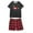 Family Christmas Pajama Sets-Z308 Black, variant on Mifsaly Funny Christmas Pajamas Family Matching Sets Xmas Letter Print Pjs 2 Piece Crewneck Short Sleeve Pullover Sleepwear Nightwear Festival Baggy Plaid Shorts Pants 2025 Holiday Homewear