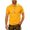 Yellow, variant on Men's Classic Polo Shirt Short Sleeve Traditional Front Button Loose Fit Casual Summer Top