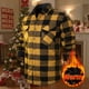 thumbnail image 4 of Kalauyu Men's Flannel Shirts Long Sleeve Plaid Shirt Casual Fashion Button Up Shirts Jackets with Pockets, 4 of 8