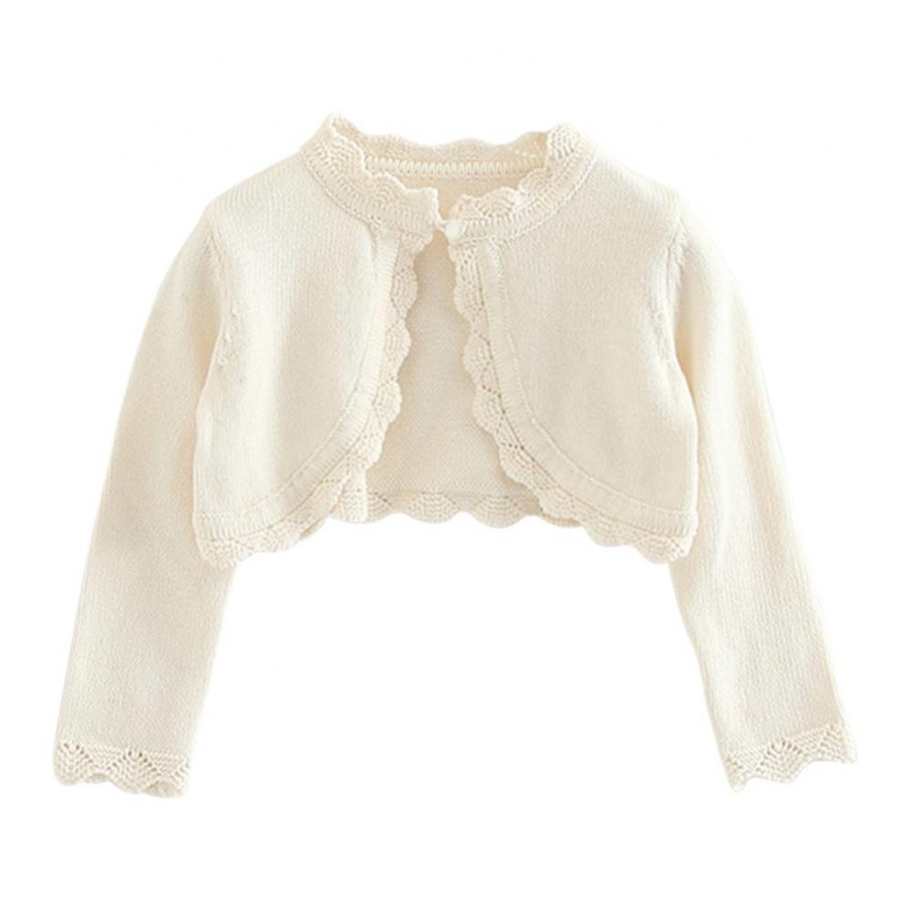 Baywell Little Girls Sweater Shrug Knit Cardigan Bolero Coat Children