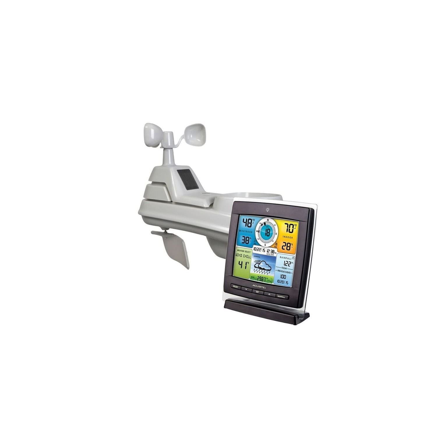 AcuRite 01528 Wireless Weather Station with 5-in-1 Sensor: Temperature and Humidity Gauge,... by AcuRite