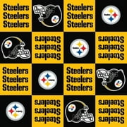 NFL Pittsburgh Steelers Fleece Fabric, per Yard