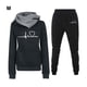 thumbnail image 3 of Sonducket Los pantalones deportivos de poliéster se mantienen cómodos y a la moda durante el entrenamiento Conjunto de traje deportivo para conjuntos de ropa negro m, 3 of 6