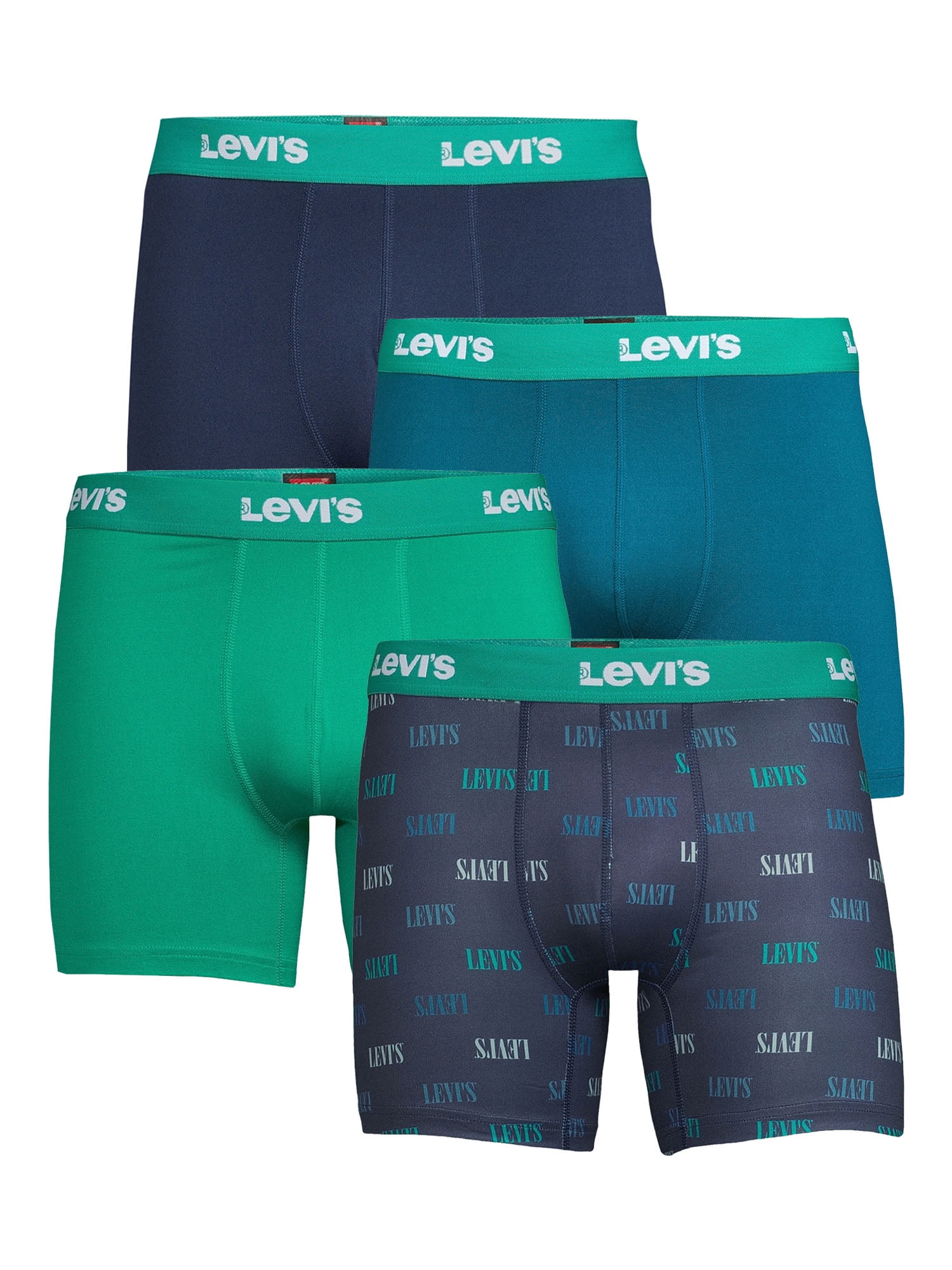 Mens Underwear LEVIS Mens Boxer Briefs Micro Boxer Brief for Men Pack of 4