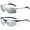 Black+silver, variant on Photochromic Polarized Sunglasses for Men Women, UV400 Protection Anti-Glare Night Vision, Lightweight Square Frame Driving Running Fishing Outdoor