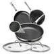 thumbnail image 1 of Juego de sartenes antiadherentes OATOFP con 2 tapas, juego de sartenes híbridas antiadherentes (8+10+12 pulgadas), sartén para cocinar, juego de cocina sin PFOA, juegos de utensilios de cocina aptos p, 1 of 5