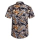 thumbnail image 4 of SAYOO Trajes de camisa hawaiana para hombre, camisa de manga corta con botones estampados a la moda + conjunto de pantalones cortos de playa SAYOO  Casual, 4 of 6