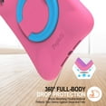 thumbnail image 3 of iPad 9.7 2017/2018 Case for Kids - Lightweight Shockproof Handle Stand Rugged Cover for Apple iPad 6th Generation/Air 2 (Pink/Blue), 3 of 6