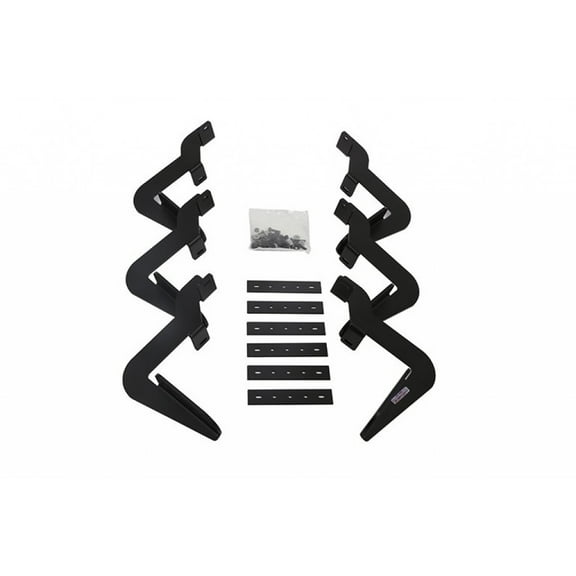 Dee-Zee Running Boards For Ford F-250 Super Duty 2017 2018 2019 | Rough Step | Texture Black