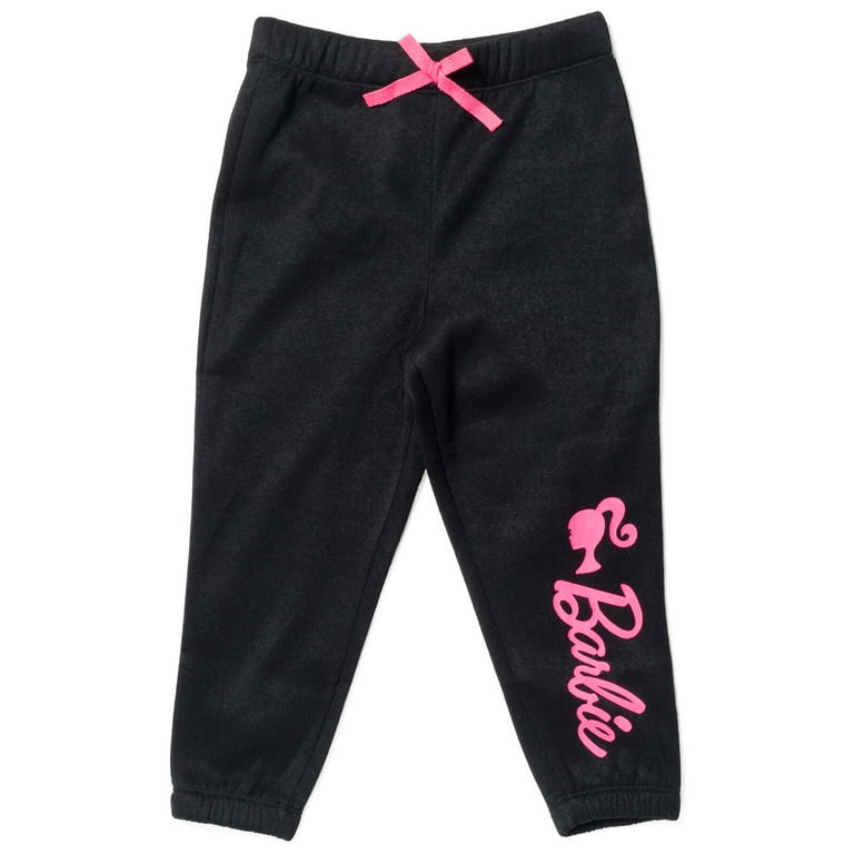 Barbie Little Girls French Terry Sweatshirt and Jogger Pants Set Little Kid  to Big Kid