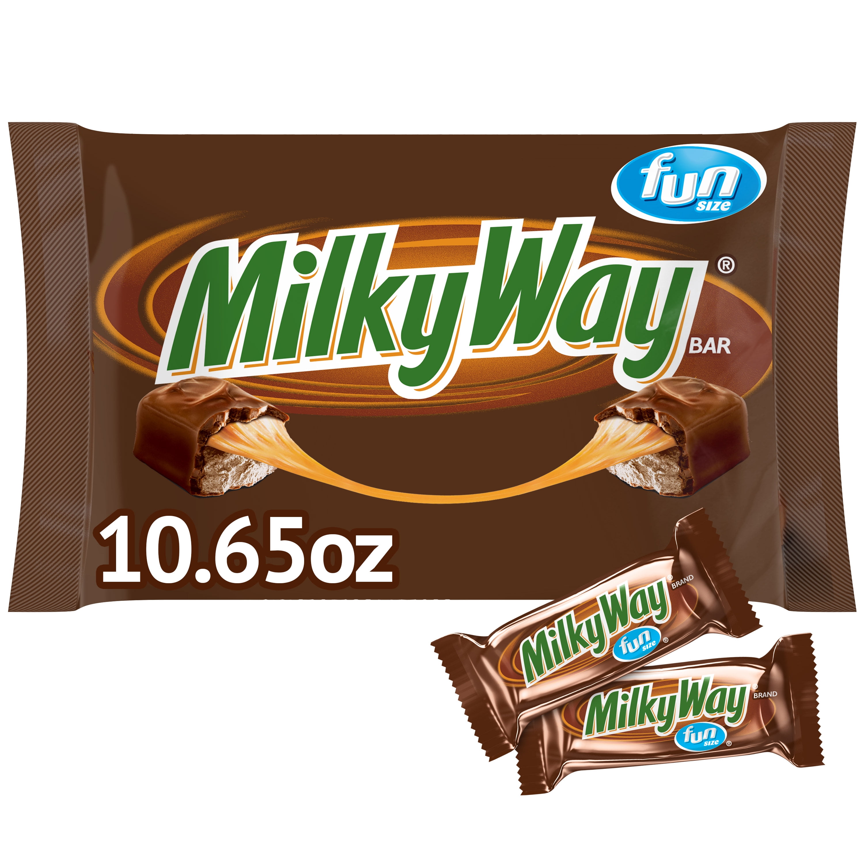 Milky Way Fun Size Milk Chocolate Candy Bars - 10.65 oz Bag