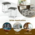 thumbnail image 7 of Topcobe Set of 2 24" Dining Bar Stool with Acacia Wood Frame, Bar Height Stools for Pub Bistro Kitchen Dining, Beige, 7 of 7