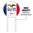 thumbnail image 6 of Acrylic Iowa State Flag Cake Topper Party Decoration for Wedding Anniversary Birthday Graduation, 6 of 6