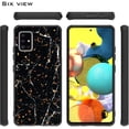 thumbnail image 3 of Xpression Case for Apple iPhone 13 Pro Max (6.7") Marble Fashion Stone Stylish Flake Glitter Bling Hybrid TPU Rubber Hard Protection Phone Cover [Marble Black], 3 of 9