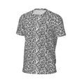 thumbnail image 6 of Wukai Weave Geometric Print Men's Short-Sleeved Mesh T-Shirt,Quick-Dry Short Sleeve Workout T-Shirt-5X-Large, 6 of 8