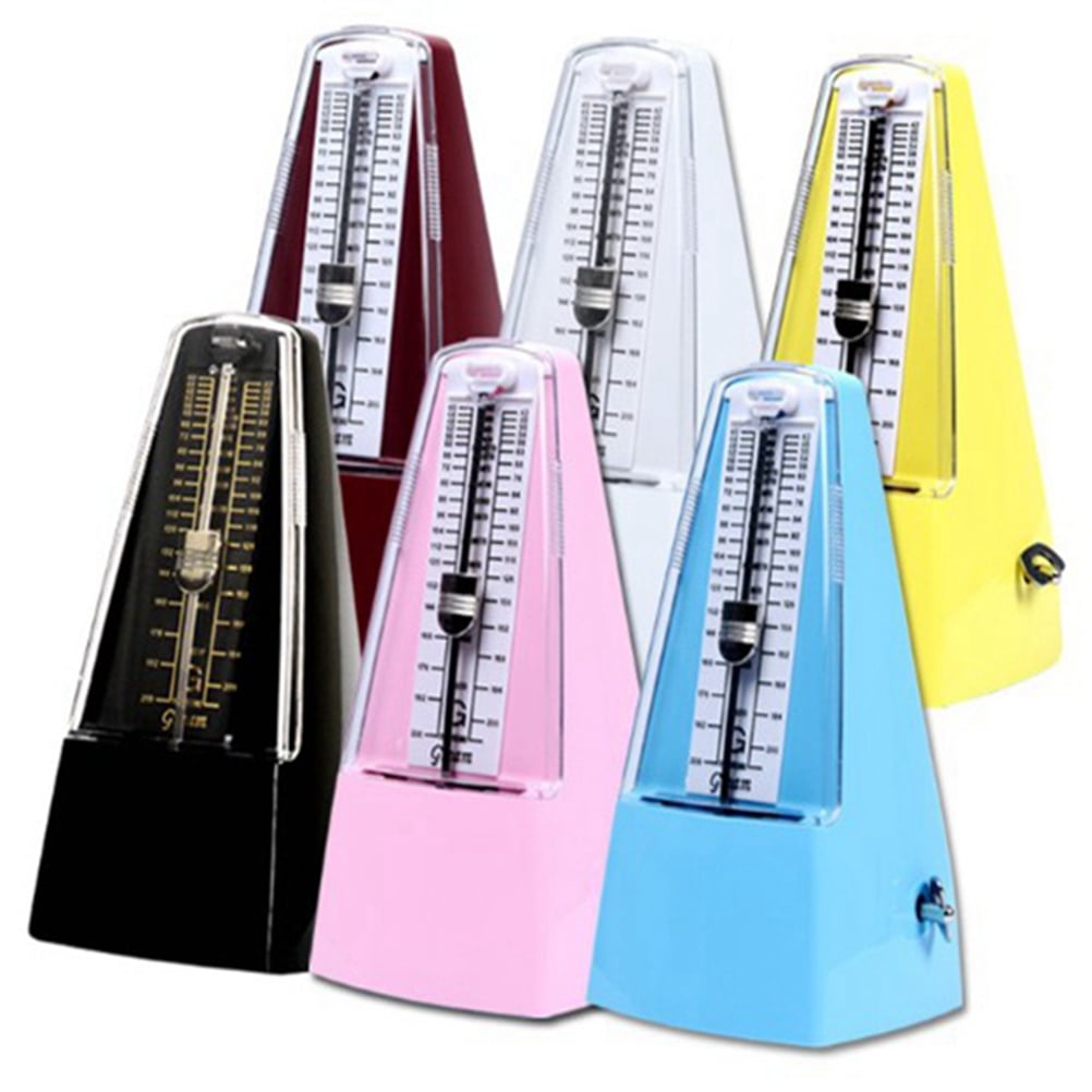 KALLORY 1Pack ASB POM PPS Iron Plate Mechanical Metronome for Rhythm Training 8.1x4.6x4.3in