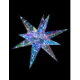 thumbnail image 4 of CLÁSICA ESTRELLA DE BELEN Lámpara led navideña, diseño minimalista 3D, acabado Rainbow, multicolor, ideal para interiores y exteriores, los leds mantienen su temperatura neutral., 4 of 5