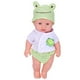 thumbnail image 1 of Baby Doll,Muñeca recién nacida de juguete de vinilo de alta simulación para bebé, multifuncional, 1 of 8