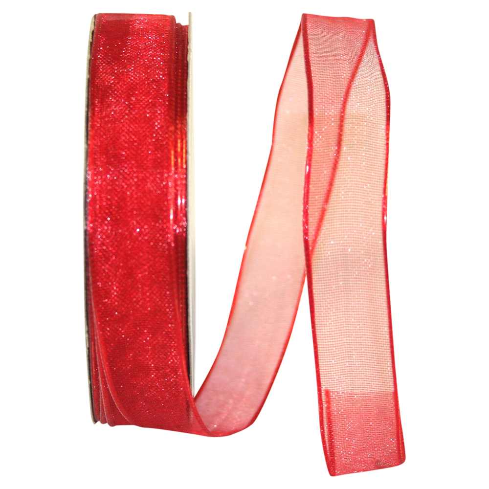 Plum Sheer Satin Edge Ribbon For Gift Wrapping Reliant Ribbon Sheer ...