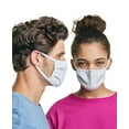 thumbnail image 2 of Hanes Wicking Cotton Masks, 10-Pack White ONE SIZE Unisex, 2 of 3