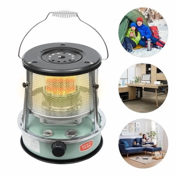 MIYIOKON 2600W Portable Kerosene Heater, 1.22Gal Outdoor Camping Kerosene Stove, Adjustable Height