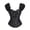 Black, variant on Corset Tops for Women Gothic Puff Sleeve Tank Tops Floral Vintage Lace Up Bustier Renaissance Steampunk Waist Cincher (White, S)