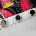 thumbnail image 4 of jejeloiu Oil Painting Drum Kit Black Out Curtains,Rock Music Instrument Curtains Pack of 2 (42x63 Each) For Boys Kids, 4 of 6