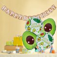 thumbnail image 3 of 4Pcs Foil Balloons Avocado Pattern Mylar Helium Balloons Birthday Party Decorations (Round*2 and Oval*2), 3 of 7