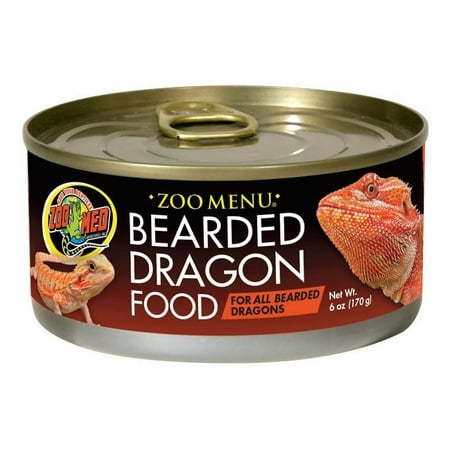 Zoo Med Zoo Menu Bearded Dragon Food Adult Formula [Reptile Bearded Dragon Food, Reptile Supplies] 6 oz