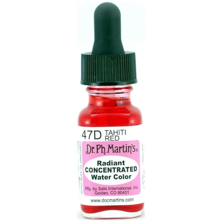 UPC: 0090385447101 | Dr. Ph. Martin s Radiant Concentrated Water Color  0.5 oz  Tahiti Red (47D)