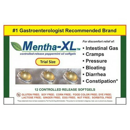 Mentha-Xl Controlled Release Softgels - 12 Ea, 10 (Best Way To Release Gas)